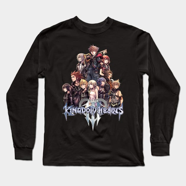 Kingdom Hearts Long Sleeve T-Shirt by michelo13